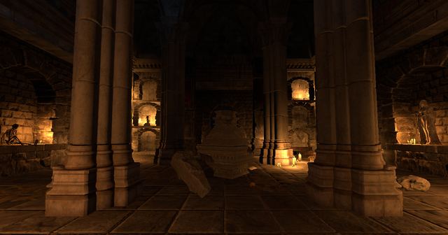 The crypt entrance, round 3: grid and physics