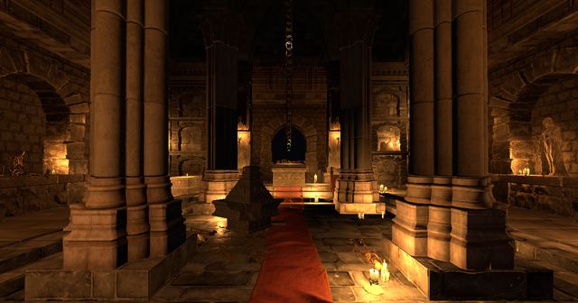 The crypt entrance, round 5: nothing floats